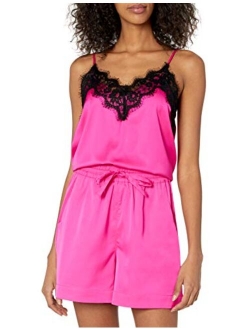 Women's Natalie V-Neck Lace Trimmed Camisole Tank Top