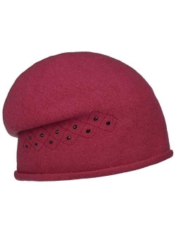 Kenza Oversize Milled Wool Hat Women -