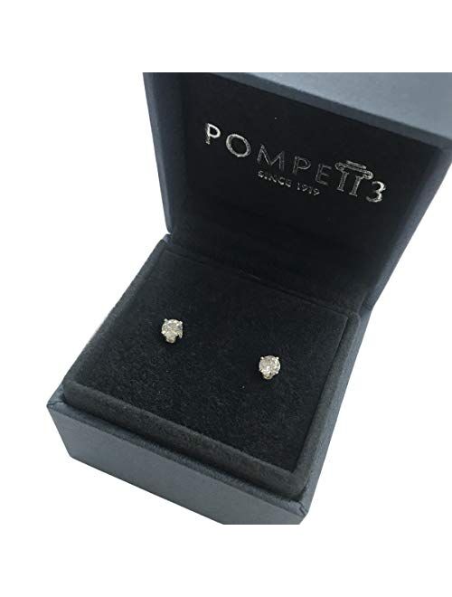 1/2Ct Round Brilliant Cut Diamond Stud Earrings in 14K Gold Classic