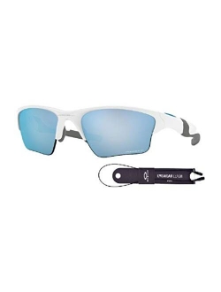 Half Jacket 2.0 XL OO9154 Sunglasses For Men BUNDLE with Oakley Accessory Leash Kit