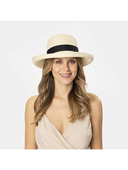 Lierys Pasadena Panama Upward Brimmed Hat Women - Made in Ecuador