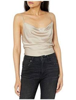 Women's Christy Cowl Neck Cami Silky Stretch Top