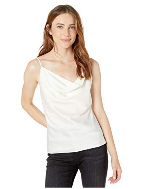 The Drop Women's Christy Cowl Neck Cami Silky Stretch Top