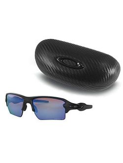 Prizm Deep H2O Polarized (Matte Black) with Oakley Carbonfiber Ellipse O Case Sunglasses