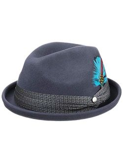 Mikano Player Hat Wool Felt Hat Women/Men - Made in Italy