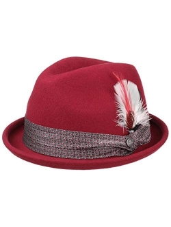 Mikano Player Hat Wool Felt Hat Women/Men - Made in Italy