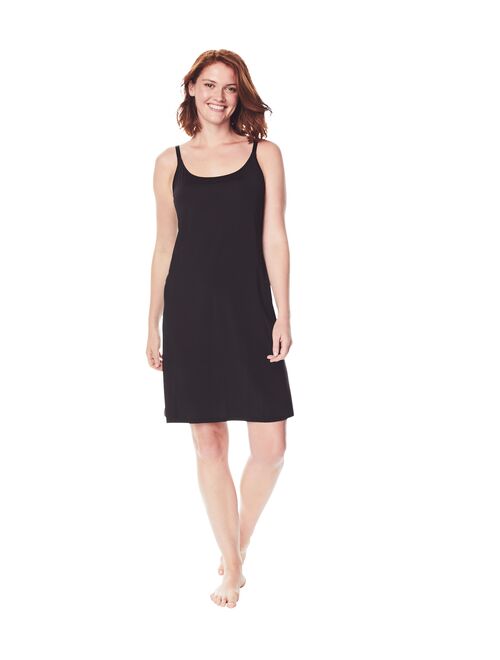 Comfort Choice Women's Plus Size Full Microfiber Slip Full Slip