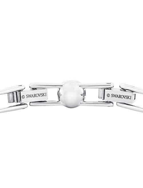 SWAROVSKI Women's Angelic Jewelry Collection, Rhodium Finish, Clear Crystals