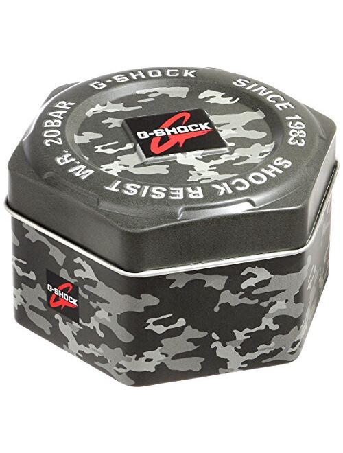 Casio Men's GA-100CF-1A9CR G-Shock Camouflage Watch With Black Resin Band