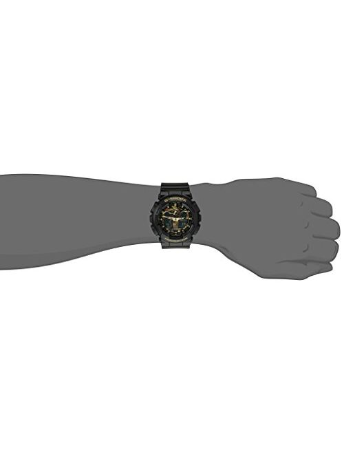 Casio Men's GA-100CF-1A9CR G-Shock Camouflage Watch With Black Resin Band