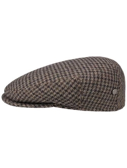 Britain Houndstooth Flat Cap Men - Made in Italy