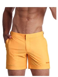 Bang Men's Swimwear - Tailored Shorts - Adjustable Waistband Stretch Quick Dry Swimsuit