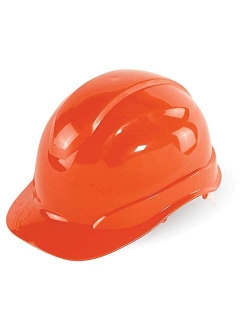 Bullhead Safety HH-C2-K - Black Unvented Cap Style Hard Hat with Six-Point Ratchet Suspension