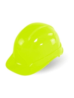 Bullhead Safety HH-C2-K - Black Unvented Cap Style Hard Hat with Six-Point Ratchet Suspension