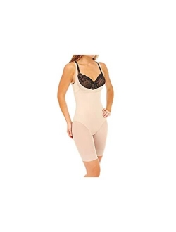 Women's Extra Firm Tummy-Control Open Bust Thigh Slimming Body Shaper 2781