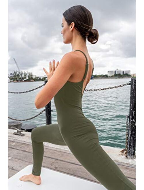 Buy TREELANCE Yoga Bodysuit One Piece Bodysuits Workout Organic