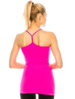 Kurve Y-Back Cami with Removable Pad, UV Protective Fabric UPF 50+ (Made with Love in The USA)