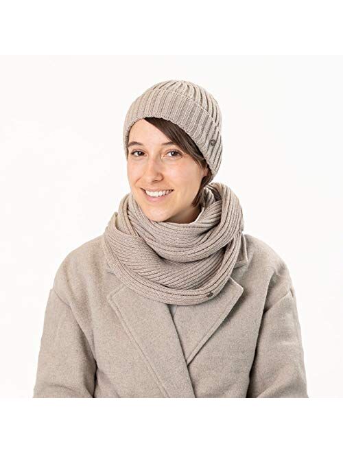 Lierys Merino Rib Knit Hat Women/Men | Made in Germany