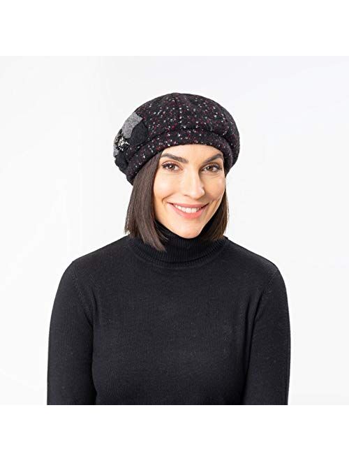 Lierys Dalena Wool Women´s Beret Women - Made in Italy