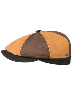 8 Panel Tricolour Flat Cap Men - Made in Italy