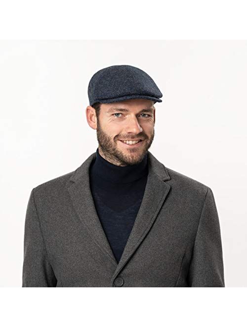 Lierys Harris Tweed Gatsby Flat Cap Men - Made in Italy