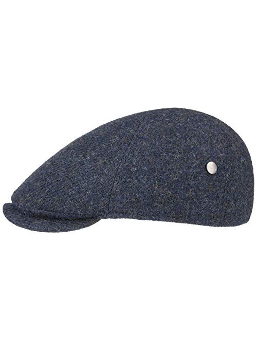 Lierys Harris Tweed Gatsby Flat Cap Men - Made in Italy