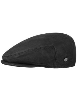 Leather Flat Cap Women/Men | Made in Italy