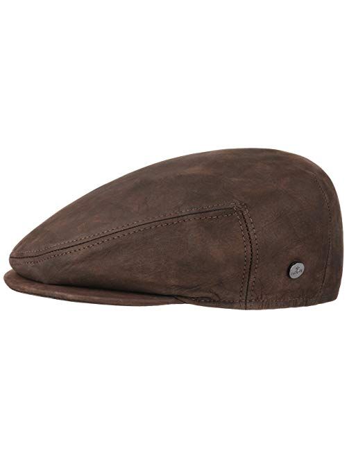 Lierys Leather Flat Cap Women/Men | Made in Italy