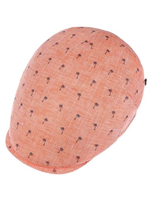 Lierys Hawaii Orange Flat Cap Men - Made in Italy