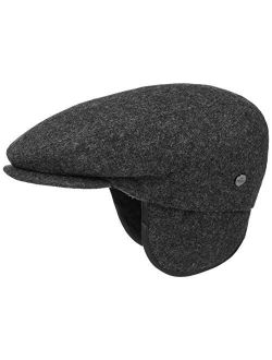 Teflon Flat Cap with Earflaps Women/Men | Made in Italy