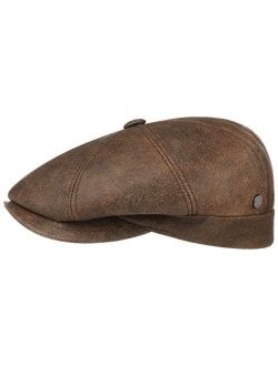 City Nappa Leather Flat Cap Women/Men - Made in Italy