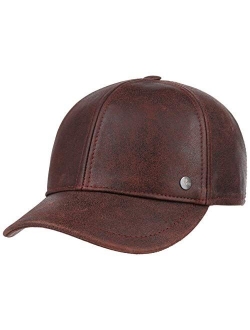 Mario Leather Cap Women/Men - Made in Italy