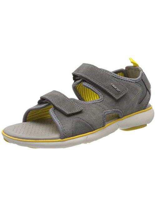 Geox Men's Open Toe Sandals, Blue Navy C4064