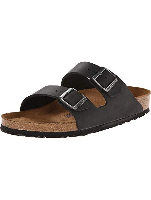 Birkenstock Unisex Arizona Black Oiled Leather Sandal