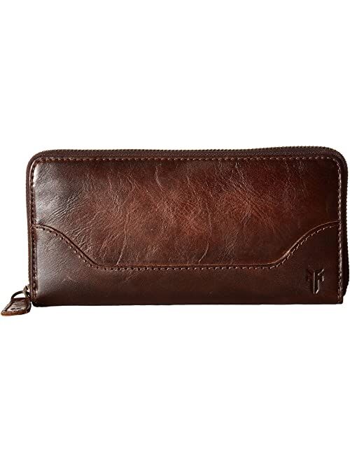 FRYE Melissa Zip Around Leather Wallet