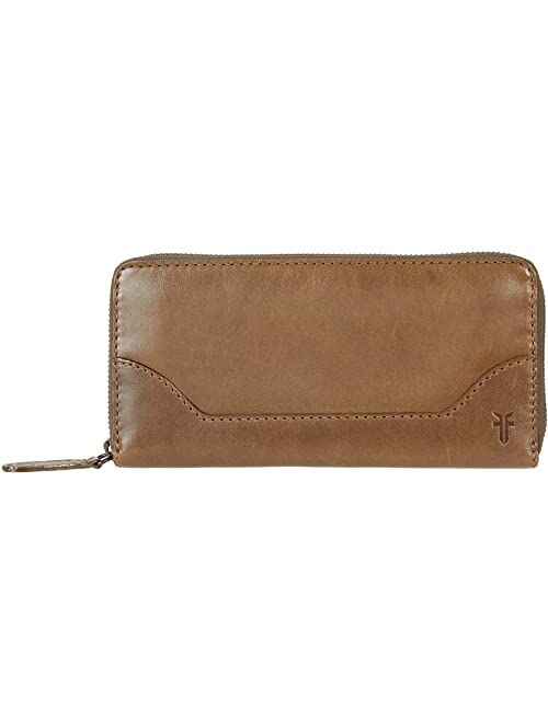 FRYE Melissa Zip Around Leather Wallet