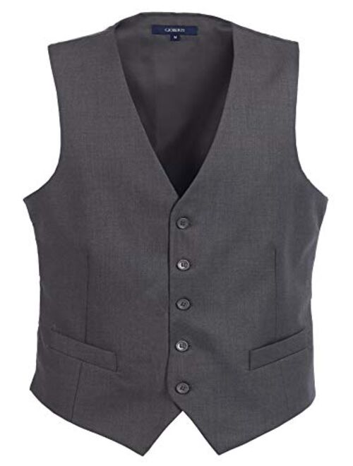 Gioberti Mens Formal Suit Vest