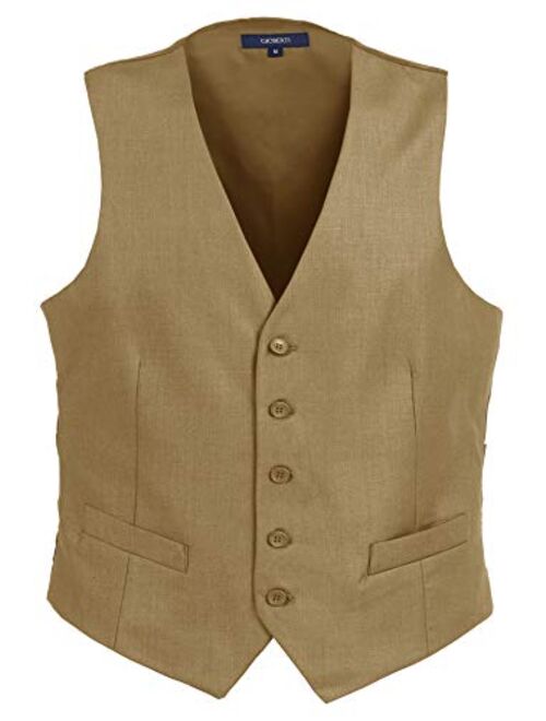 Gioberti Mens Formal Suit Vest