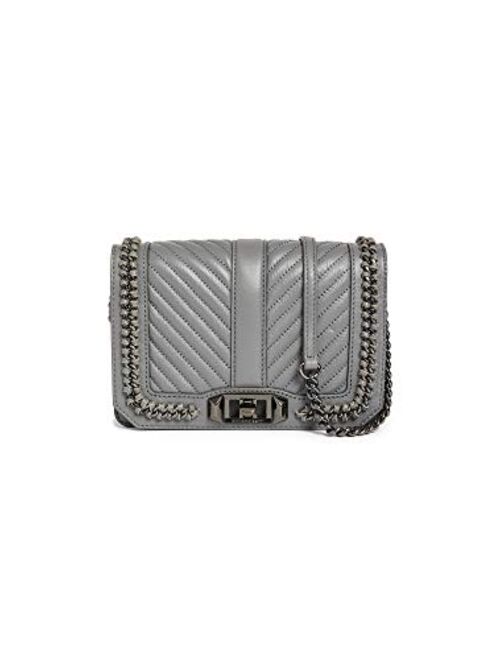 Rebecca Minkoff Women's Chevron Quilted Small Love Cross Body Bag