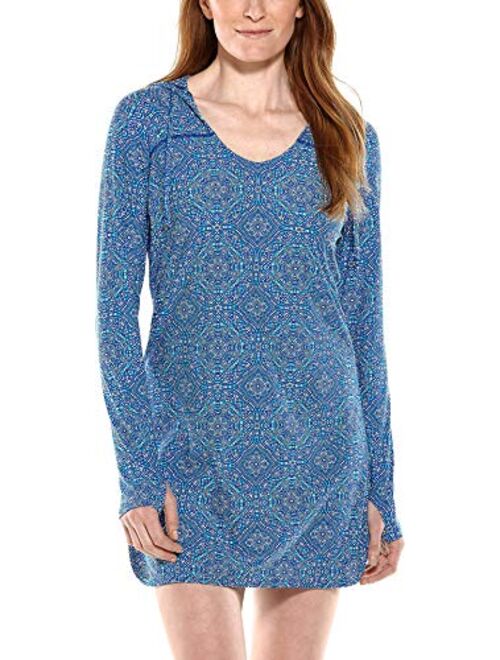 Coolibar UPF 50+ Women's Seacoast Swim Cover-Up Dress - Sun Protective