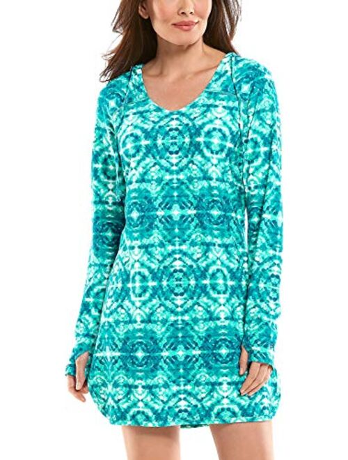 Coolibar UPF 50+ Women's Seacoast Swim Cover-Up Dress - Sun Protective