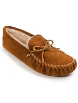 Minnetonka Men's Suede Pile Lined Softsole Slipper