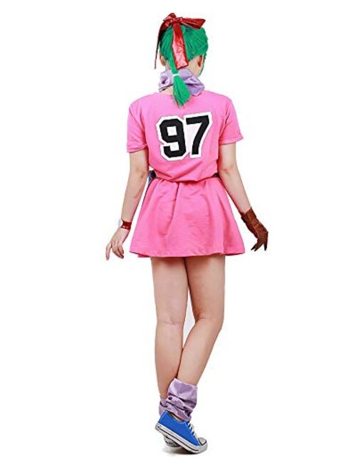 miccostumes Women's Bulma Cosplay Costume