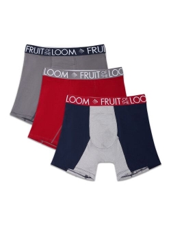 3-Pack Performance Cooling Cotton Boxer Briefs