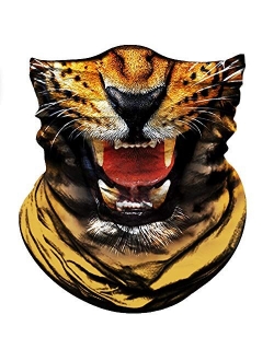 Animal Face Mask Bandana for Sun Dust Wind Protection Seamless Bandana Rave Face Mask for Men Women Festival Fishing Hunting Motorcycle Riding Workout Outdoor Runn