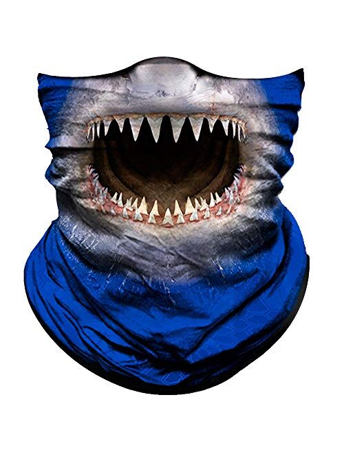 Obacle Animal Bandana Face Mask for Sun Dust Wind Protection Seamless Bandana Rave Face Mask for Men Women Festival Fishing Hunting Motorcycle Riding Workout Outdoor Runn