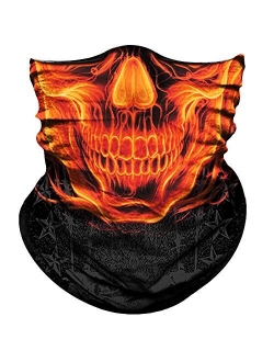 Bandana Face Mask Neck Gaiter Tube Mask Men Women for Sun Dust Protection