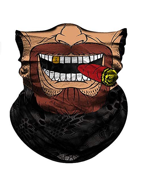 Obacle Bandana Face Mask Neck Gaiter Tube Mask Men Women for Sun Dust Protection