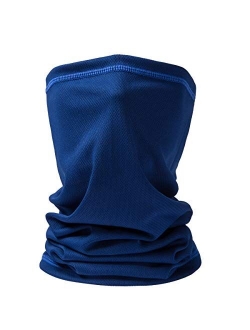 Sun UV Protection Neck Gaiter Face Mask Washable Reusable Face Cover Scarf Dust Wind Bandana Balaclava for Fishing Hiking