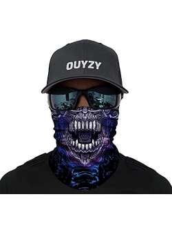 OUYZY Neck Gaiter Face Scarf Cover Mask Sun Bandanas for Fishing Motorcycling